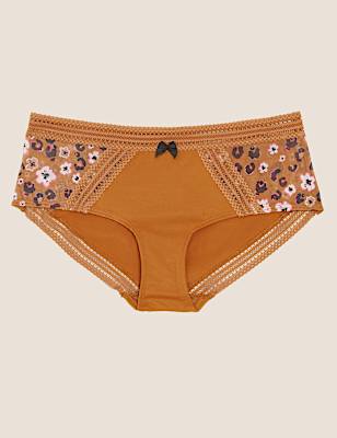 Microfibre & Printed Mesh Shorts