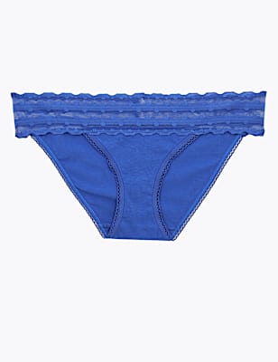 Cotton Rich Low Rise Bikini Knickers