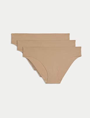 3pk Invisible No VPL Brazilian Knickers