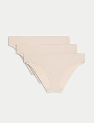 3pk Invisible No VPL Brazilian Knickers