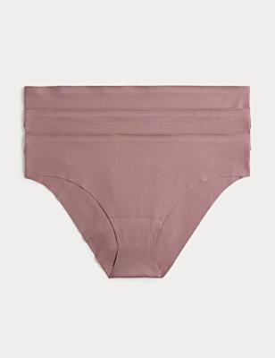3 pack Body Invisibles&trade; No VPL Brazilian Knickers