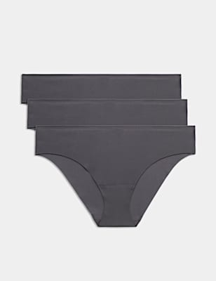 3 pack Body Invisibles&trade; No VPL Brazilian Knickers