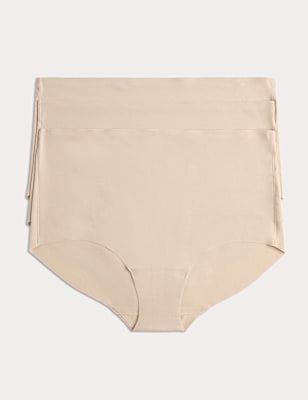 3 pack Body Invisibles&trade; No VPL High Rise Knicker Shorts