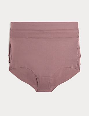 3 pack Body Invisibles&trade; No VPL High Rise Knicker Shorts