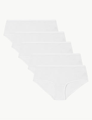 5pk No VPL Microfibre Low Rise Shorts