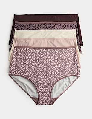 5pk No VPL Microfibre Full Briefs
