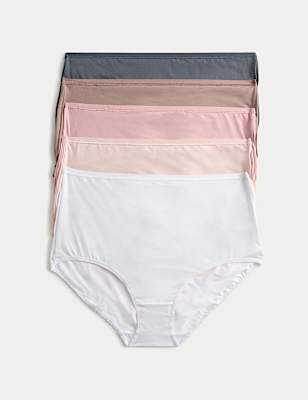 5pk No VPL Microfibre Full Briefs