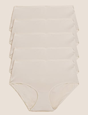 5pk No VPL Microfibre High Rise Shorts