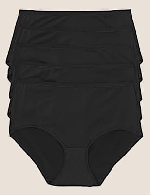 5pk No VPL Microfibre High Rise Shorts