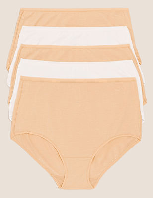 5pk Cotton Modal Rich Full Briefs