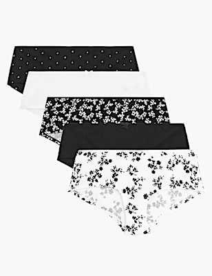 5pk Cotton Lycra&reg; Low Rise Shorts