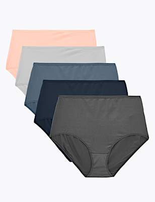 5pk No VPL Microfibre Full Briefs