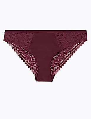 Sumptuously Soft™ Lace Brazilian Knickers