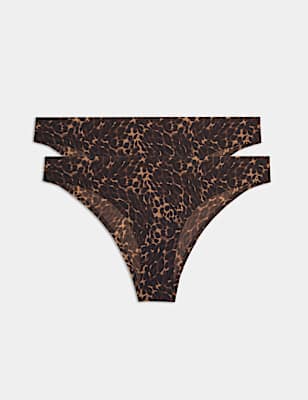 2 Pack Body Invisibles&trade; Brazilian Knickers