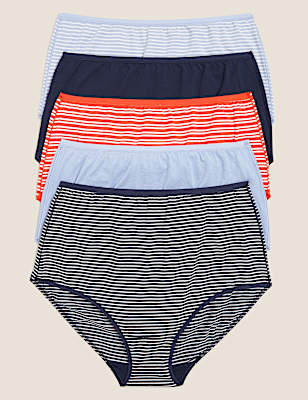 5pk No VPL Cotton Modal Full Briefs