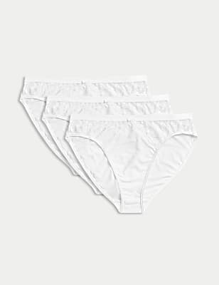 3pk Wildblooms High Leg Knickers