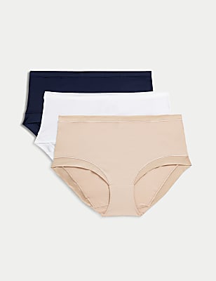 3pk Flexifit&trade; Modal High Rise Shorts