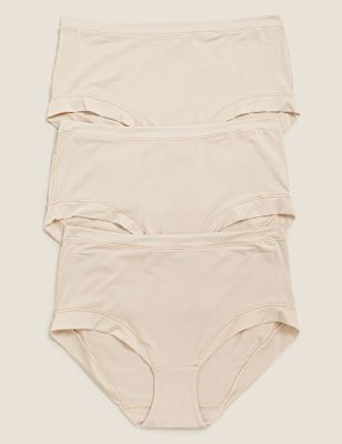 3pk Flexifit&trade; Modal High Rise Shorts