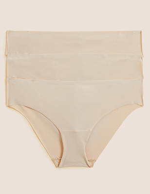 3pk No VPL Low Rise Brazilian Knickers