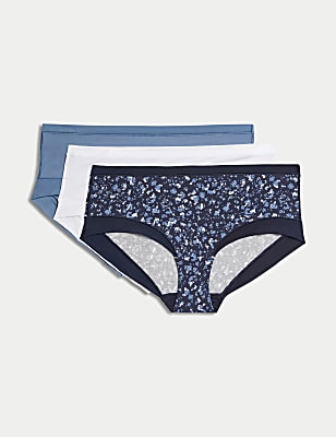 3pk Flexifit&trade; Modal Low Rise Shorts