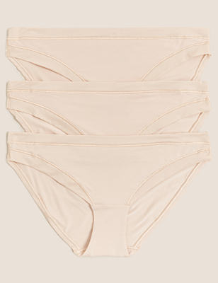 3pk Flexifit&trade; Modal Bikini Knickers