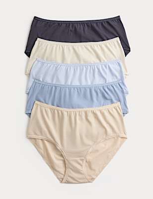 5pk Cotton Lycra&reg; High Rise Shorts