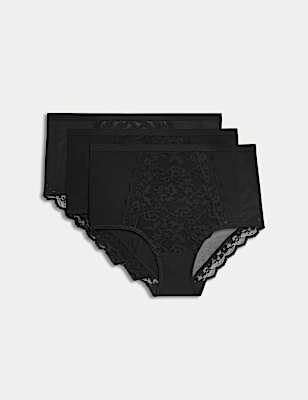 3pk Lace Full Briefs