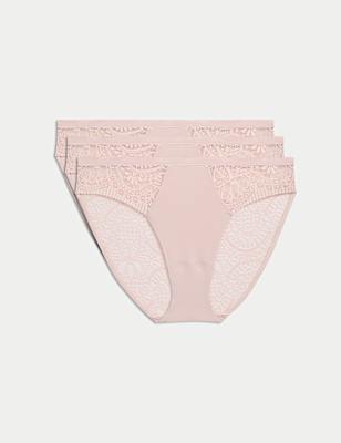 3pk Body Soft™ High Leg Knickers