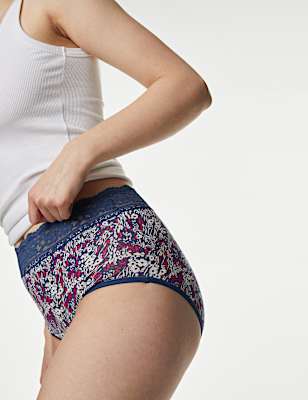 5 Pack Cotton Mix Knickers