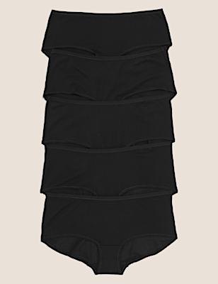 5pk No VPL Cotton Modal Shorts