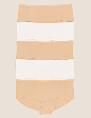 5pk No VPL Cotton Modal Shorts