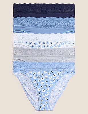5 Pack Cotton Mix Knickers