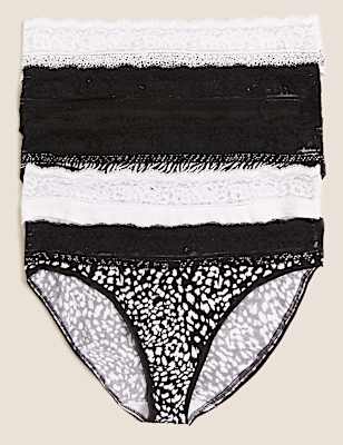 5 Pack Cotton Mix Knickers