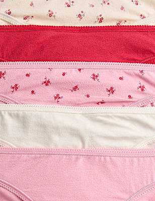 5pk Cotton Lycra™ Bikini Knickers