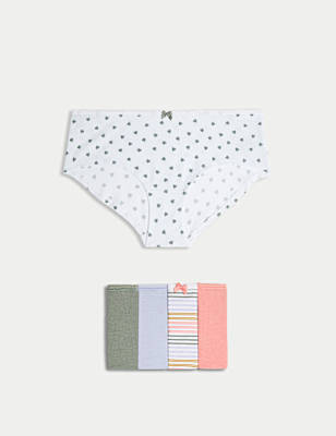 Pack 5 Cotton Mix Knickers