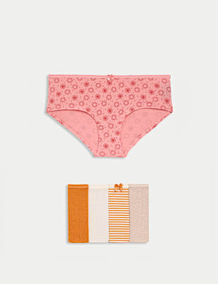 Pack 5 Cotton Mix Knickers
