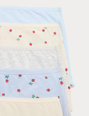 5pk Cotton Lycra&trade; High Rise Shorts