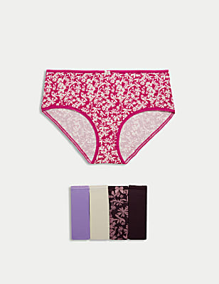 5pk Cotton Lycra™ High Rise Shorts