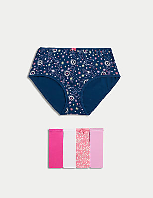 5pk Cotton Lycra™ High Rise Shorts