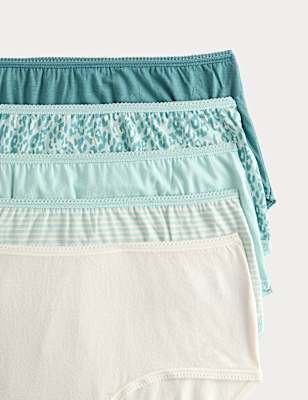 5pk Cotton Lycra™ High Rise Shorts