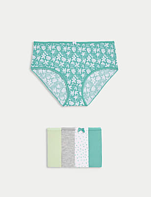 5pk Cotton Lycra™ High Rise Shorts