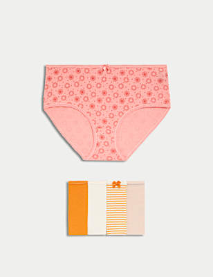 5pk Cotton Lycra&trade; High Rise Shorts