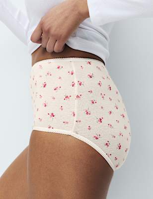 5pk Cotton Lycra&trade; Full Briefs