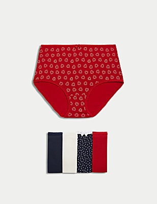 5pk Cotton Lycra™ Full Briefs