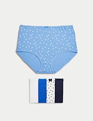 5pk Cotton Lycra&trade; Full Briefs