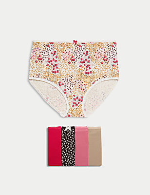 5pk Cotton Lycra™ Full Briefs