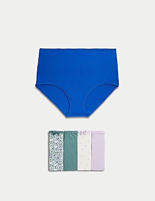 5pk Cotton Lycra&trade; Full Briefs