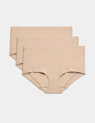 3pk Flexifit&trade; Modal High Rise Shorts