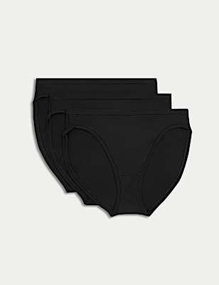 3pk Flexifit&trade; Modal High Leg Knickers