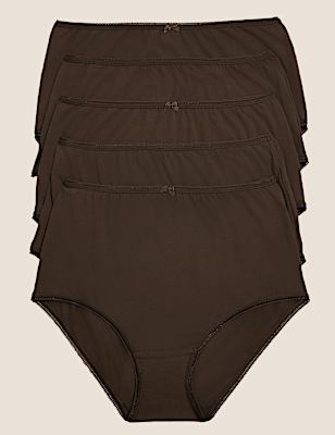 5pk Cotton Lycra&reg; Full Briefs